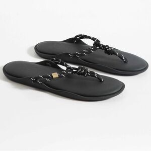 Flowze Rope Black Slides Sandals 39
